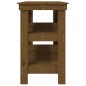 vidaXL Werkbank Honigbraun 142,5x50x80 cm Massivholz Kiefer vidaXL Werkbank Honigbraun 142,5x50x80 cm Massivholz Kiefer