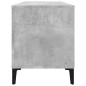 vidaXL Plattenschrank Betongrau 100x38x48 cm Holzwerkstoff vidaXL Plattenschrank Betongrau 100x38x48 cm Holzwerkstoff