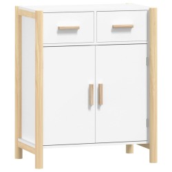 vidaXL Sideboard Weiß 62x38x75 cm Holzwerkstoff