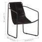 vidaXL Relaxsessel Schwarz Echtleder vidaXL Relaxsessel Schwarz Echtleder