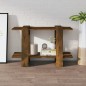 vidaXL Bücherregal/Raumteiler Räuchereiche 80x30x51 cm vidaXL Bücherregal/Raumteiler Räuchereiche 80x30x51 cm