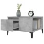 vidaXL Couchtisch Betongrau 55x55x36,5 cm Holzwerkstoff vidaXL Couchtisch Betongrau 55x55x36,5 cm Holzwerkstoff
