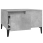 vidaXL Couchtisch Betongrau 55x55x36,5 cm Holzwerkstoff vidaXL Couchtisch Betongrau 55x55x36,5 cm Holzwerkstoff