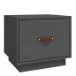 vidaXL Nachttisch Grau 40x34x35 cm Massivholz Kiefer vidaXL Nachttisch Grau 40x34x35 cm Massivholz Kiefer