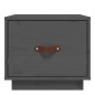 vidaXL Nachttisch Grau 40x34x35 cm Massivholz Kiefer vidaXL Nachttisch Grau 40x34x35 cm Massivholz Kiefer