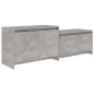 vidaXL TV-Schrank Betongrau 146,5x35x50 cm Holzwerkstoff vidaXL TV-Schrank Betongrau 146,5x35x50 cm Holzwerkstoff