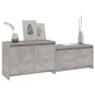 vidaXL TV-Schrank Betongrau 146,5x35x50 cm Holzwerkstoff vidaXL TV-Schrank Betongrau 146,5x35x50 cm Holzwerkstoff