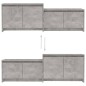vidaXL TV-Schrank Betongrau 146,5x35x50 cm Holzwerkstoff vidaXL TV-Schrank Betongrau 146,5x35x50 cm Holzwerkstoff