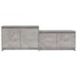 vidaXL TV-Schrank Betongrau 146,5x35x50 cm Holzwerkstoff vidaXL TV-Schrank Betongrau 146,5x35x50 cm Holzwerkstoff