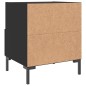 vidaXL Nachttisch Schwarz 40x35x47,5 cm Holzwerkstoff vidaXL Nachttisch Schwarz 40x35x47,5 cm Holzwerkstoff