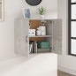 vidaXL Wandschrank Betongrau 60x31x60 cm Holzwerkstoff vidaXL Wandschrank Betongrau 60x31x60 cm Holzwerkstoff