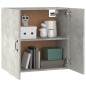 vidaXL Wandschrank Betongrau 60x31x60 cm Holzwerkstoff vidaXL Wandschrank Betongrau 60x31x60 cm Holzwerkstoff
