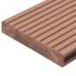 vidaXL Endkappen für Terrassendielen 10 Stk. Braun Kunststoff vidaXL Endkappen für Terrassendielen 10 Stk. Braun Kunststoff