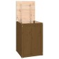 vidaXL Wäschetruhe Honigbraun 44x44x66 cm Massivholz Kiefer vidaXL Wäschetruhe Honigbraun 44x44x66 cm Massivholz Kiefer