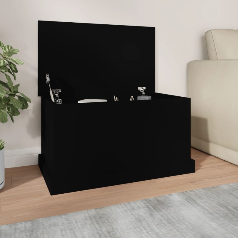 vidaXL Truhe Schwarz 70x40x38 cm Holzwerkstoff vidaXL Truhe Schwarz 70x40x38 cm Holzwerkstoff