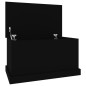 vidaXL Truhe Schwarz 70x40x38 cm Holzwerkstoff vidaXL Truhe Schwarz 70x40x38 cm Holzwerkstoff