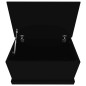 vidaXL Truhe Schwarz 70x40x38 cm Holzwerkstoff vidaXL Truhe Schwarz 70x40x38 cm Holzwerkstoff
