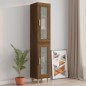 vidaXL Hängeschrank Braun Eichen-Optik 34,5x34x90 cm vidaXL Hängeschrank Braun Eichen-Optik 34,5x34x90 cm