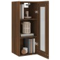 vidaXL Hängeschrank Braun Eichen-Optik 34,5x34x90 cm vidaXL Hängeschrank Braun Eichen-Optik 34,5x34x90 cm