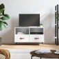 vidaXL TV-Schrank Hochglanz-Weiß 80x36x50 cm Holzwerkstoff vidaXL TV-Schrank Hochglanz-Weiß 80x36x50 cm Holzwerkstoff