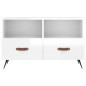 vidaXL TV-Schrank Hochglanz-Weiß 80x36x50 cm Holzwerkstoff vidaXL TV-Schrank Hochglanz-Weiß 80x36x50 cm Holzwerkstoff