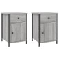 vidaXL Nachttische 2 Stk. Grau Sonoma 40x42x60 cm Holzwerkstoff vidaXL Nachttische 2 Stk. Grau Sonoma 40x42x60 cm Holzwerkstoff