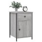 vidaXL Nachttische 2 Stk. Grau Sonoma 40x42x60 cm Holzwerkstoff vidaXL Nachttische 2 Stk. Grau Sonoma 40x42x60 cm Holzwerkstoff