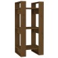 vidaXL Bücherregal/Raumteiler Honigbraun 41x35x91 cm Massivholz vidaXL Bücherregal/Raumteiler Honigbraun 41x35x91 cm Massivholz