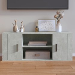 vidaXL TV-Schrank Betongrau 100x35x40 cm Holzwerkstoff