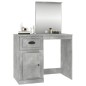 vidaXL Schminktisch mit Spiegel Betongrau 90x50x132,5 cm Holzwerkstoff vidaXL Schminktisch mit Spiegel Betongrau 90x50x132,5 cm Holzwerkstoff