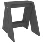 vidaXL Hocker 2 Stk. Grau 40x40x45 cm Massivholz Kiefer vidaXL Hocker 2 Stk. Grau 40x40x45 cm Massivholz Kiefer