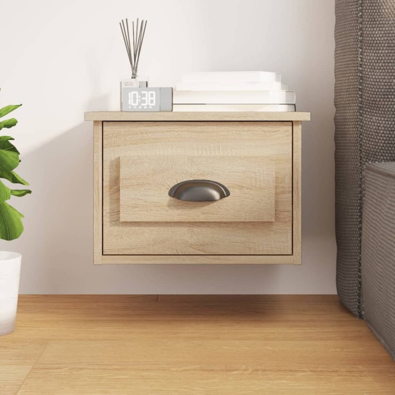 vidaXL Wand-Nachttisch Sonoma-Eiche 41,5x36x28 cm vidaXL Wand-Nachttisch Sonoma-Eiche 41,5x36x28 cm