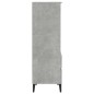 vidaXL Highboard Betongrau 40x36x110 cm Holzwerkstoff vidaXL Highboard Betongrau 40x36x110 cm Holzwerkstoff