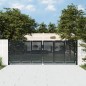 Gartentor Anthrazit 300x150 cm Stahl Gartentor Anthrazit 300x150 cm Stahl