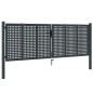 Gartentor Anthrazit 300x150 cm Stahl Gartentor Anthrazit 300x150 cm Stahl