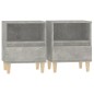 vidaXL Nachttische 2 Stk. Betongrau 40x35x50 cm vidaXL Nachttische 2 Stk. Betongrau 40x35x50 cm