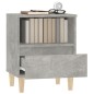 vidaXL Nachttische 2 Stk. Betongrau 40x35x50 cm vidaXL Nachttische 2 Stk. Betongrau 40x35x50 cm