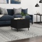 vidaXL Couchtisch Schwarz 50x50x40 cm Holzwerkstoff vidaXL Couchtisch Schwarz 50x50x40 cm Holzwerkstoff