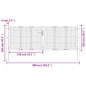 Gartentor Anthrazit 300x150 cm Stahl Gartentor Anthrazit 300x150 cm Stahl