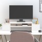 vidaXL Monitorständer Weiß 70x27,5x15 cm Massivholz Kiefer vidaXL Monitorständer Weiß 70x27,5x15 cm Massivholz Kiefer