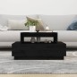 vidaXL Couchtisch Schwarz 80x55x40,5 cm Massivholz Kiefer vidaXL Couchtisch Schwarz 80x55x40,5 cm Massivholz Kiefer
