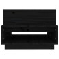vidaXL Couchtisch Schwarz 80x55x40,5 cm Massivholz Kiefer vidaXL Couchtisch Schwarz 80x55x40,5 cm Massivholz Kiefer