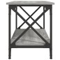 vidaXL Beistelltisch Grau Sonoma 55x38x45 cm Holzwerkstoff vidaXL Beistelltisch Grau Sonoma 55x38x45 cm Holzwerkstoff
