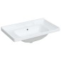 vidaXL Waschbecken Weiß 81x48x23 cm Rechteckig Keramik vidaXL Waschbecken Weiß 81x48x23 cm Rechteckig Keramik