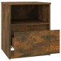 vidaXL Nachttische 2 Stk. Räuchereiche 40x40x50 cm Holzwerkstoff vidaXL Nachttische 2 Stk. Räuchereiche 40x40x50 cm Holzwerkstoff