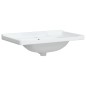 vidaXL Waschbecken Weiß 81x48x23 cm Rechteckig Keramik vidaXL Waschbecken Weiß 81x48x23 cm Rechteckig Keramik