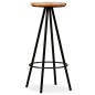 vidaXL Barhocker 4 Stk. Massives Altholz vidaXL Barhocker 4 Stk. Massives Altholz