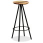 vidaXL Barhocker 4 Stk. Massives Altholz vidaXL Barhocker 4 Stk. Massives Altholz