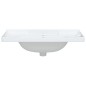 vidaXL Waschbecken Weiß 81x48x23 cm Rechteckig Keramik vidaXL Waschbecken Weiß 81x48x23 cm Rechteckig Keramik