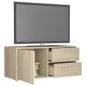 vidaXL TV-Schrank Sonoma-Eiche 80x34x36 cm Holzwerkstoff vidaXL TV-Schrank Sonoma-Eiche 80x34x36 cm Holzwerkstoff